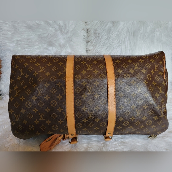 Authentic LOUIS VUITTON Monogram Keepall 55 Travel Bag - Picture 4 of 13